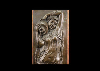 Fine Rare Bronze Relief Wall Art , High Relief Sculpture Contemporary Style