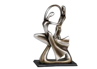 Dancer Artists Indoor Sculpture Decorative Polished Technique Corrosion Stability