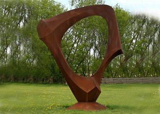 Attractive Bone Corten Steel Sculpture Unique Design OEM / ODM Available