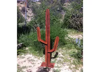 Amazing Design Corten Steel Sculpture Outdoor Garden Flowers Cactus Sculpture