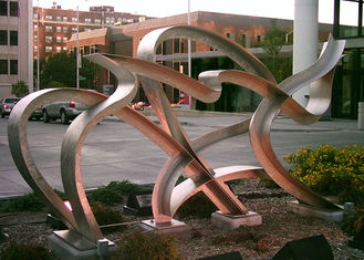 Modern Hand Made Art Stainless Steel Metal Sculpture Landscaping Decoration