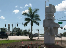 New sculpture installed at East Naples intersection