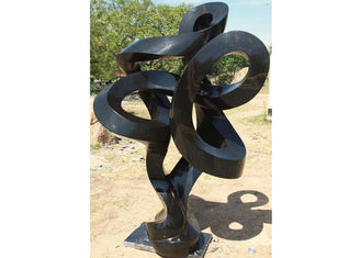 Anti Corrosion Modern Stainless Steel Sculpture Abstract Outdoor Decoration