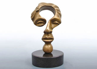 Bronze Question Mark Sculpture With Safe Environmental Protection Material
