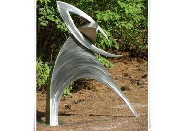 Metal Garden Customized Outdoor Metal Sculpture / Figurative Abstract Sculpture