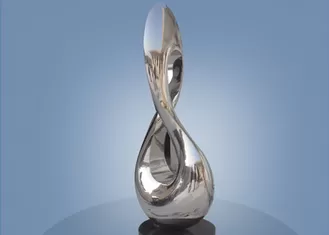 Contemporary Abstract Stainless Steel Metal Sculpture For Home Decoration