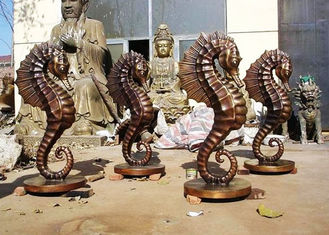 Customized Size Bronze Statue For Garden Decoration Hippocampus Design