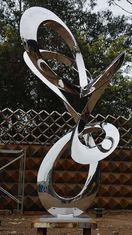 Professional Stainless Steel Outdoor Sculpture , Stainless Steel Art Sculptures