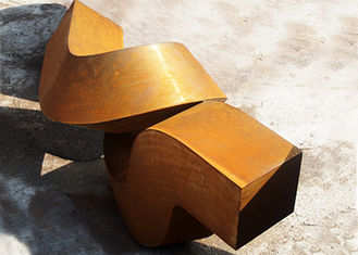 Rusty Abstract Contemporary Outdoor Metal Sculpture Art Interior Decoration
