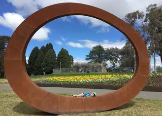 Outdoor Corten Garden Sculpture Decoration Forging And Casting Technique