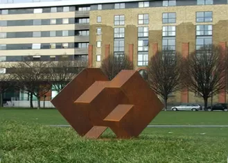 Public Park Decoration Corten Steel Sculpture Corten Garden Sculpture