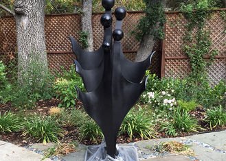 Customized Size Abstract Family Sculpture , Outdoor Metal Lawn Sculptures