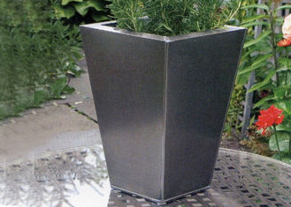 Contemporary Garden Art Stainless Steel Planter Metal Planter Boxes WS-ST841
